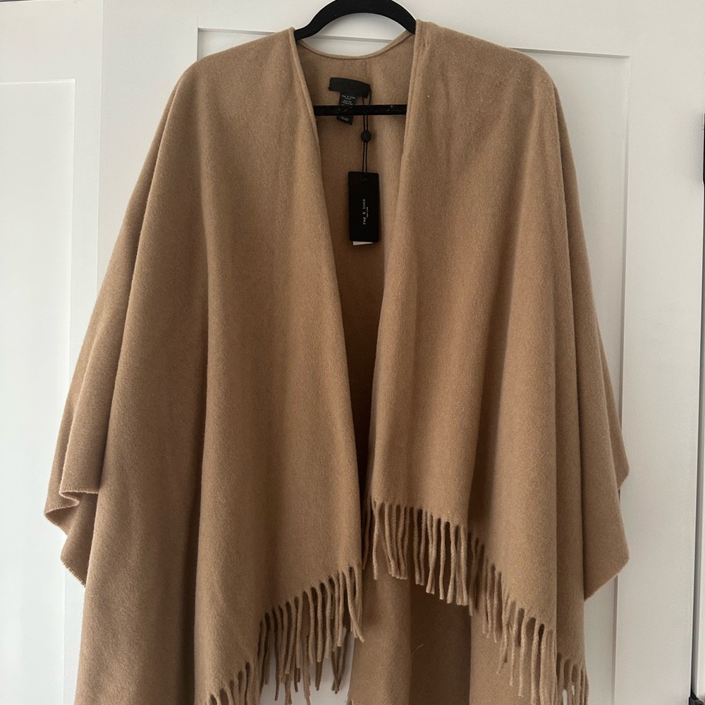 Rag & Bone 100% Cashmere Camel Cape - NWT